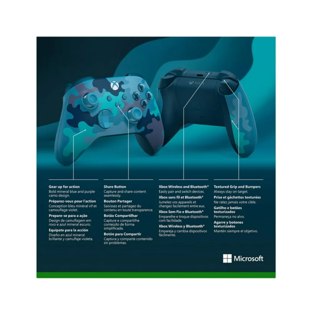 NWT Microsoft Xbox Wireless Controller - Mineral Camo